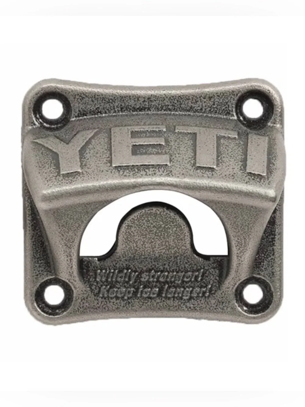 YETI Bottle Opener Wall Mount Stainless Steel YBOW NIB Heavy Duty
